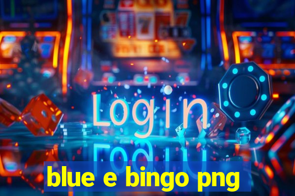 blue e bingo png